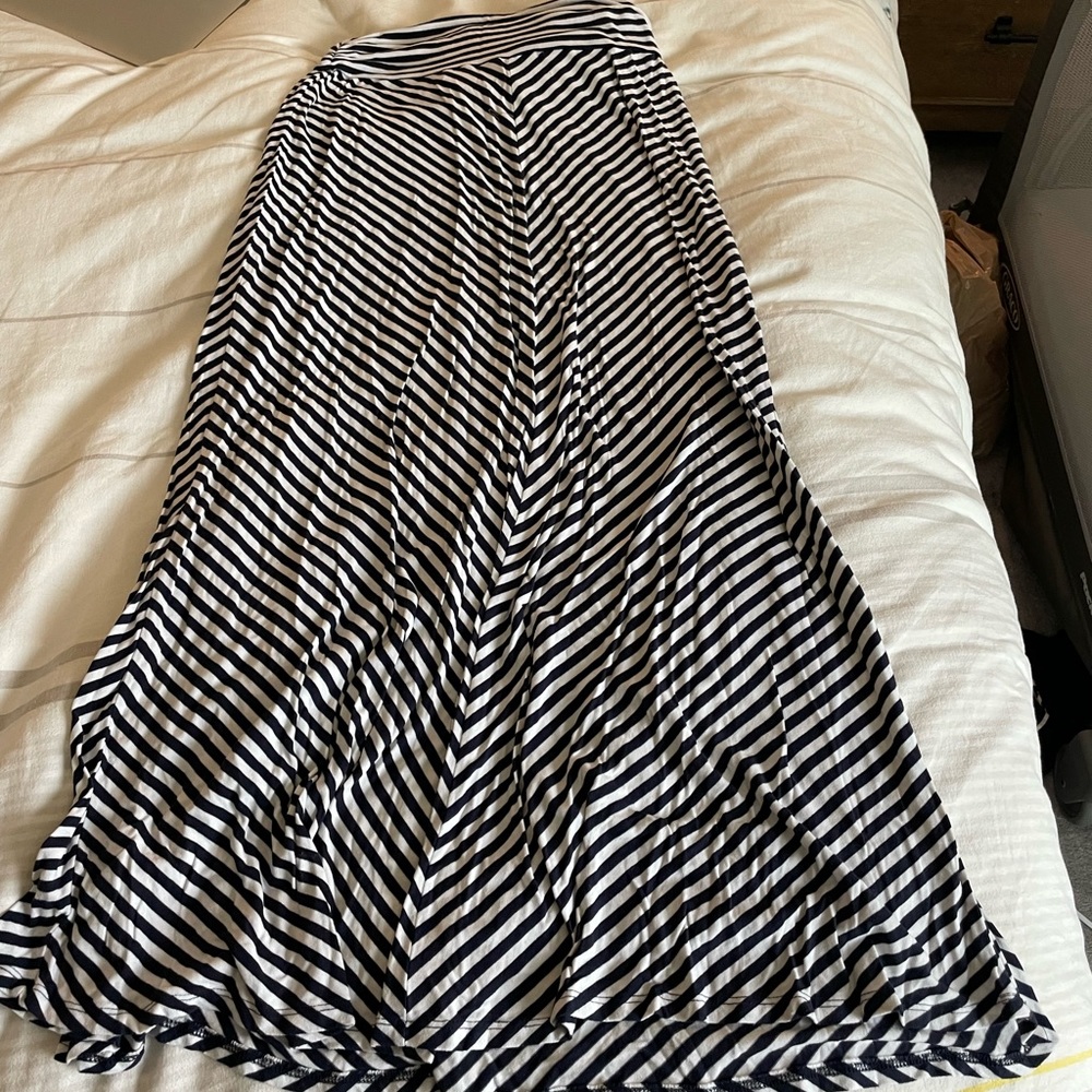 Merona striped maxi skirt